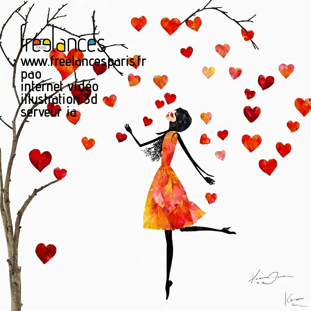 Pao mise en page internet vidéo illustration 3d serveur IA générative AI freelance paris studio de création magazines yroilpn0